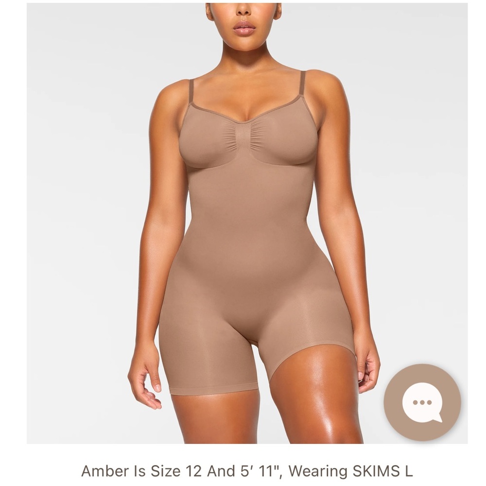 Skims Seamless Sculpt Mid Thigh Bodysuit